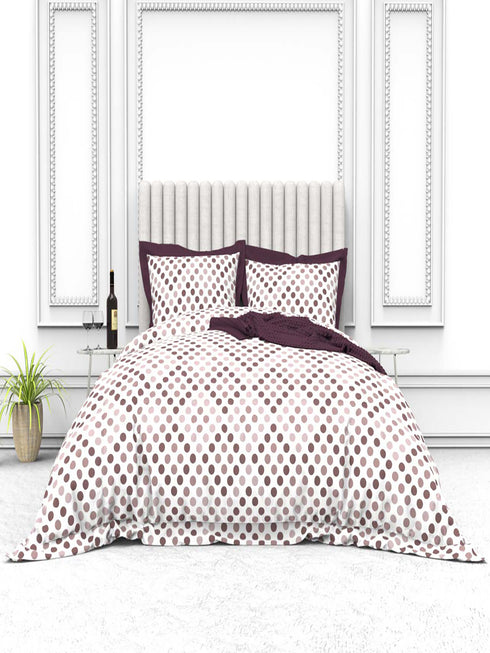 Tuscan Summer 100% Cotton King Size Bedsheet with 2 Pillow Covers -1